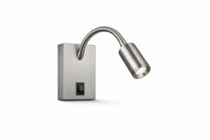 Aplique de cabecero orientable de 6 vatios con interruptor integrado