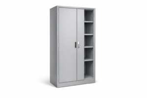 Armario metálico de 2 puertas 195 cm con 4 entrepaños