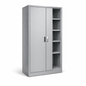 Armario metálico de 2 puertas 195 cm con 4 entrepaños