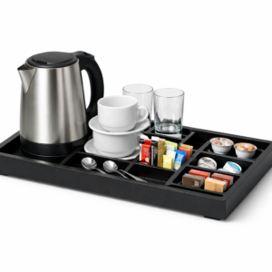 Bandeja de cafetería de habitación 35 x 25 cm con 6 compartimentos