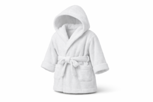 Bata infantil con capucha 320 g/m2 talla 8 años