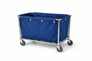 Carro contenedor de ropa de lona de 300 litros