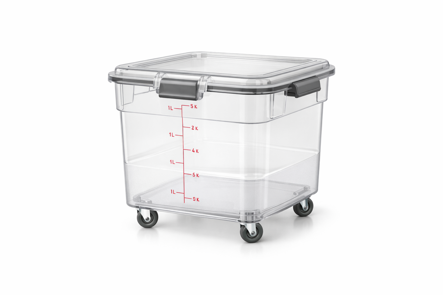 Contenedores herméticos graduados para alimento seco