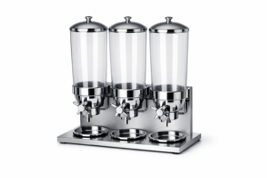 Dispensador de cereales de tres tolvas
