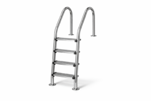Escalera de piscina de acero inoxidable 316 de 4 peldaños