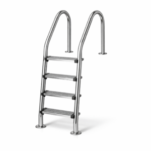 Escalera de piscina de acero inoxidable 316 de 4 peldaños