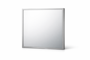 Espejo antivaho de pared 45 cm con marco de aluminio