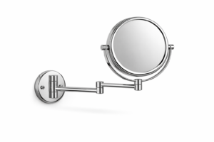 Espejo de aumento 5x de pared con brazo extensible 20 cm