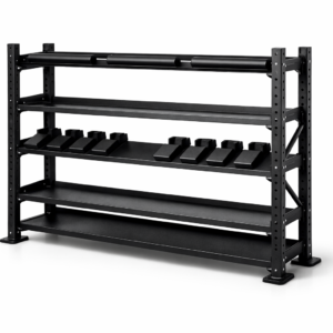 Estantería modular de gimnasio 4 niveles 180 cm