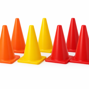 Juego de 6 conos de señalización de 50 cm