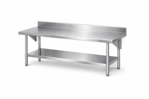 Mesa mural de acero inoxidable 120 cm