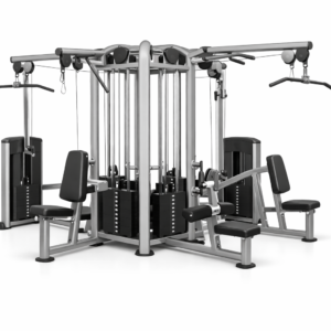 Multiestación de 4 puestos con torres de placas de 90 kg