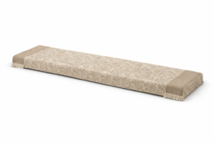 Pie de cama decorativo 250 x 60 cm en tejido jacquard