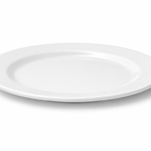 Plato llano de melamina 27 cm para servicio de exterior