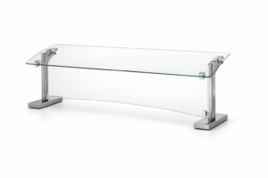 Protector de estornudo de cristal para buffet