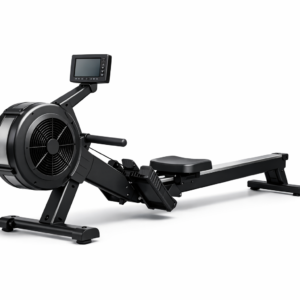Remo ergómetro de resistencia de aire con monitor de 5 pulgadas