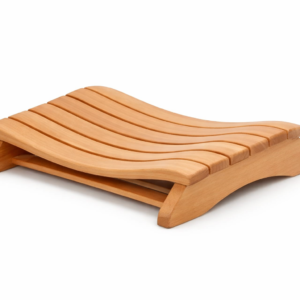 Reposacabezas ergonómico de sauna en madera de 40 cm