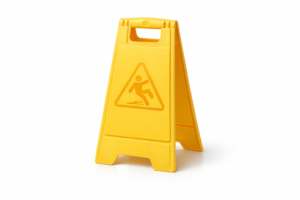 Señal plegable de piso mojado de 60 cm a 2 caras