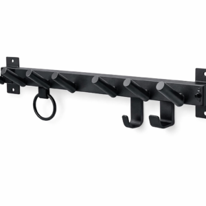 Soporte mural de 8 posiciones para bandas y accesorios