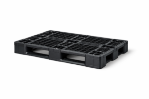 Tarima plástica de almacenamiento 120 x 80 cm para 1500 kg