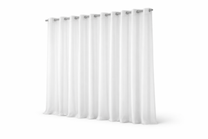 Visillo traslúcido ignífugo 300 x 280 cm en poliéster