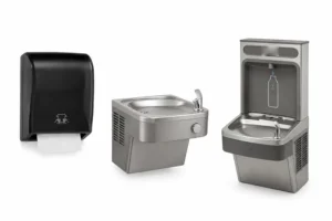 Dispensadores de toallas y agua